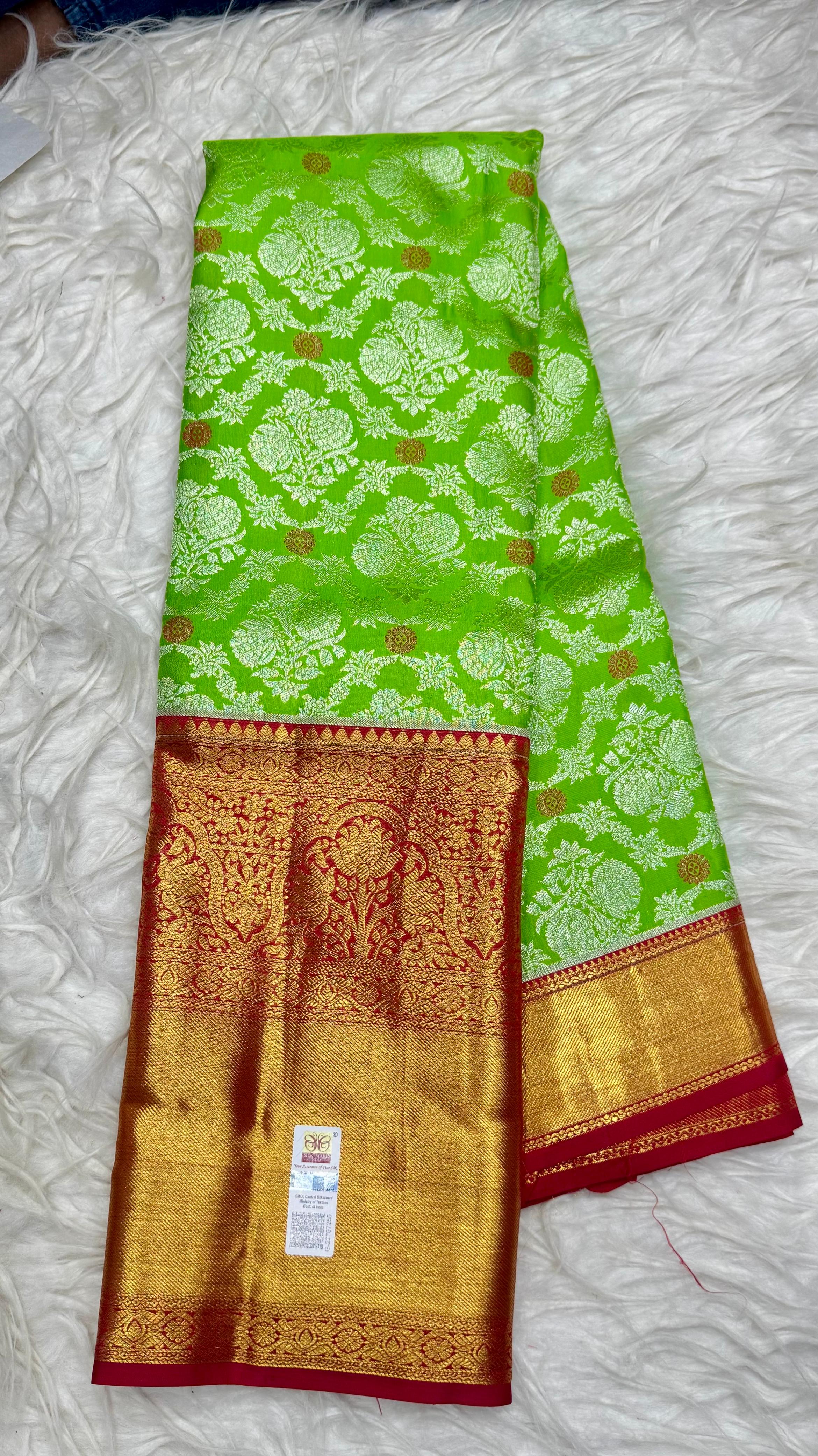 Pure kanjivaram Pattu Saree