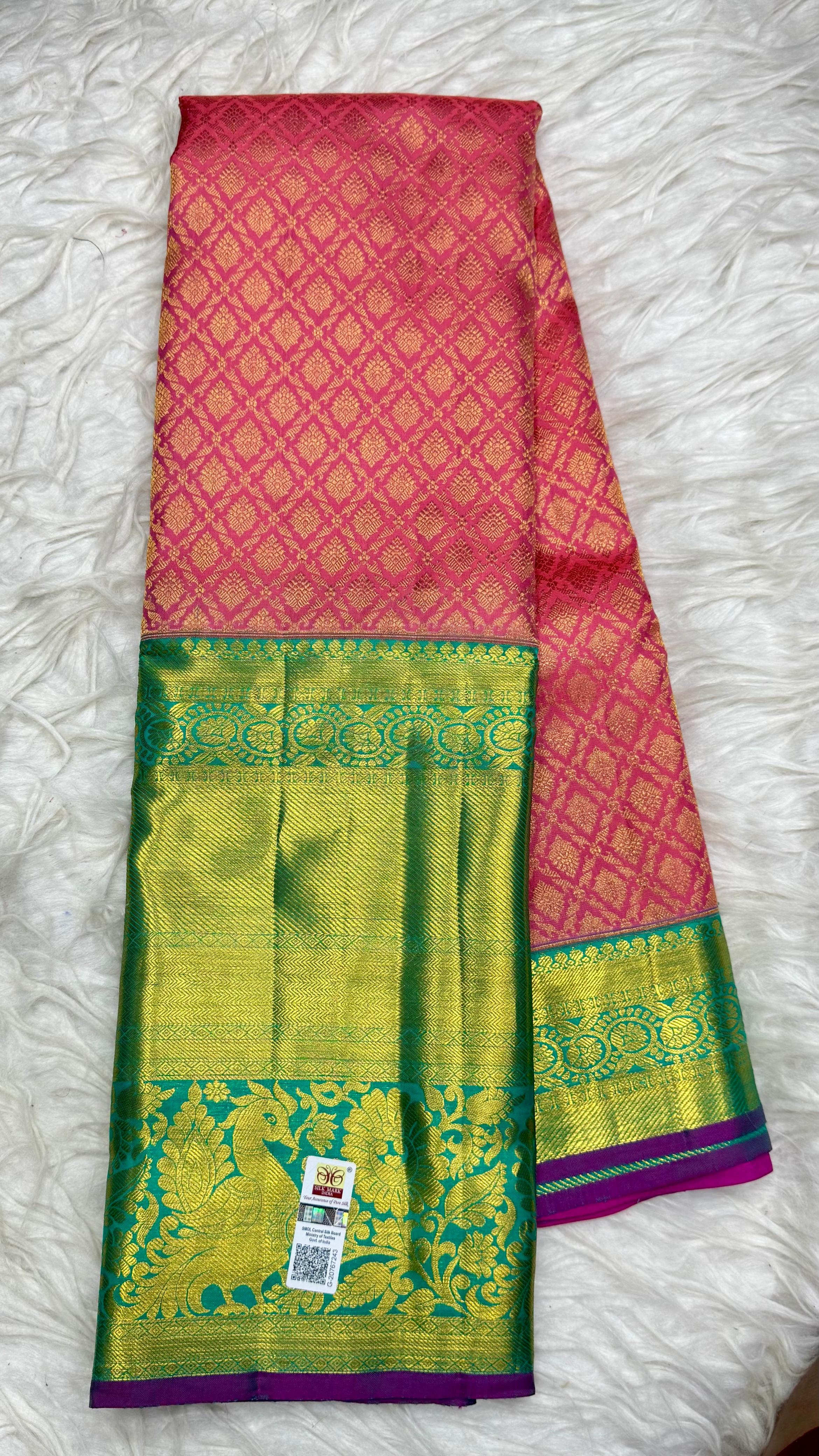 Pure kanjivaram Pattu Saree