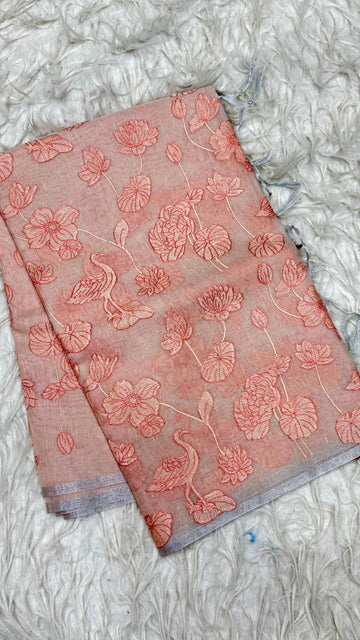 Zari Line Kota Saree