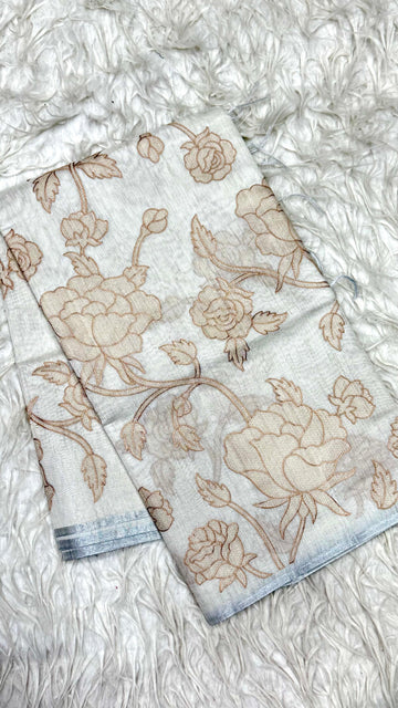 Zari Line Kota Saree