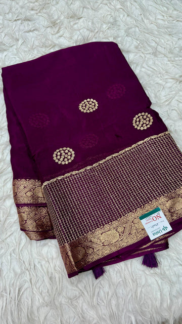Premium Chinnon saree