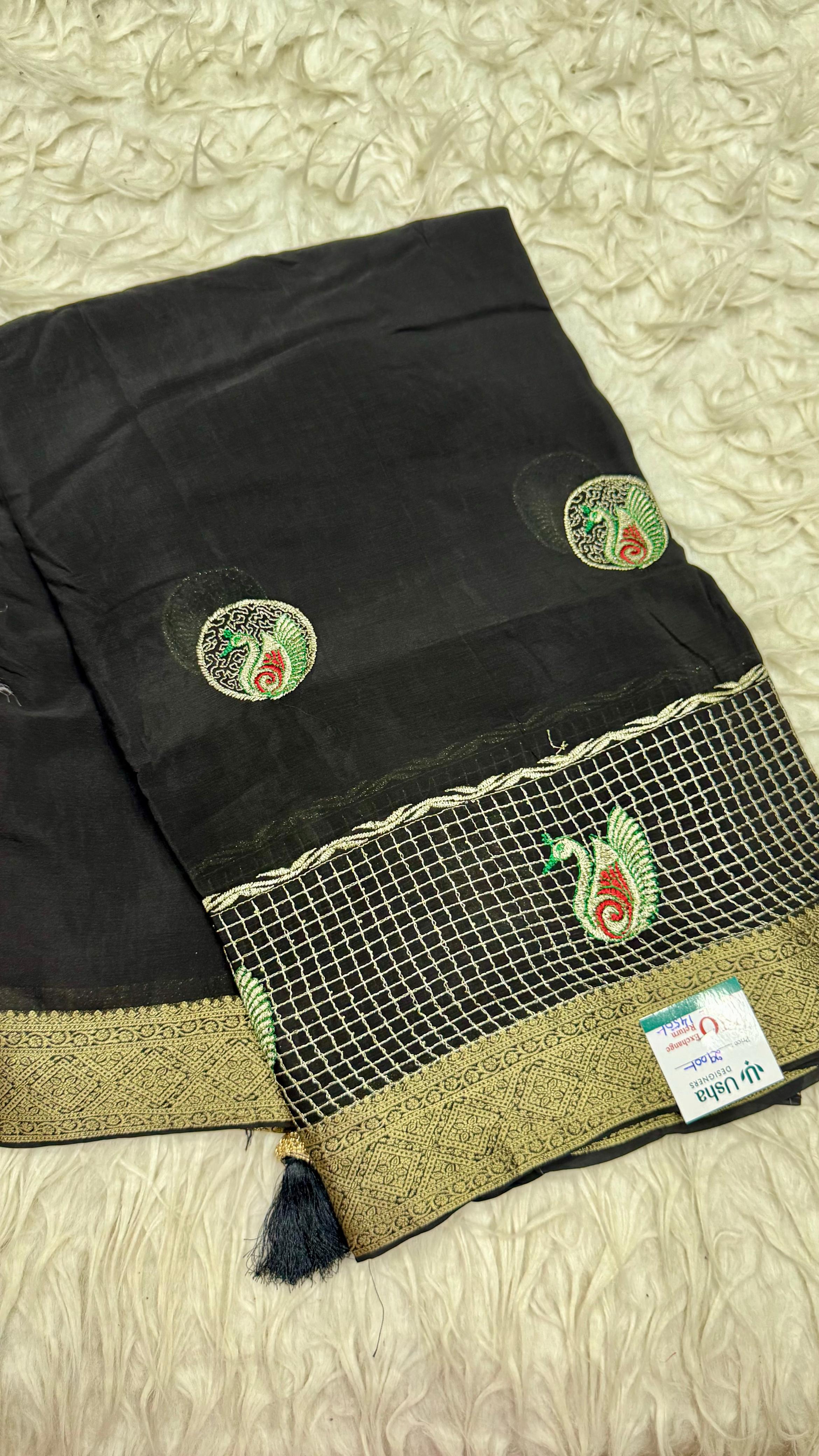 Premium Chinnon Saree