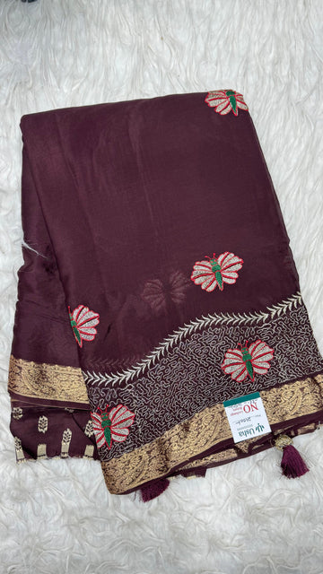 Premium Chinnon Saree