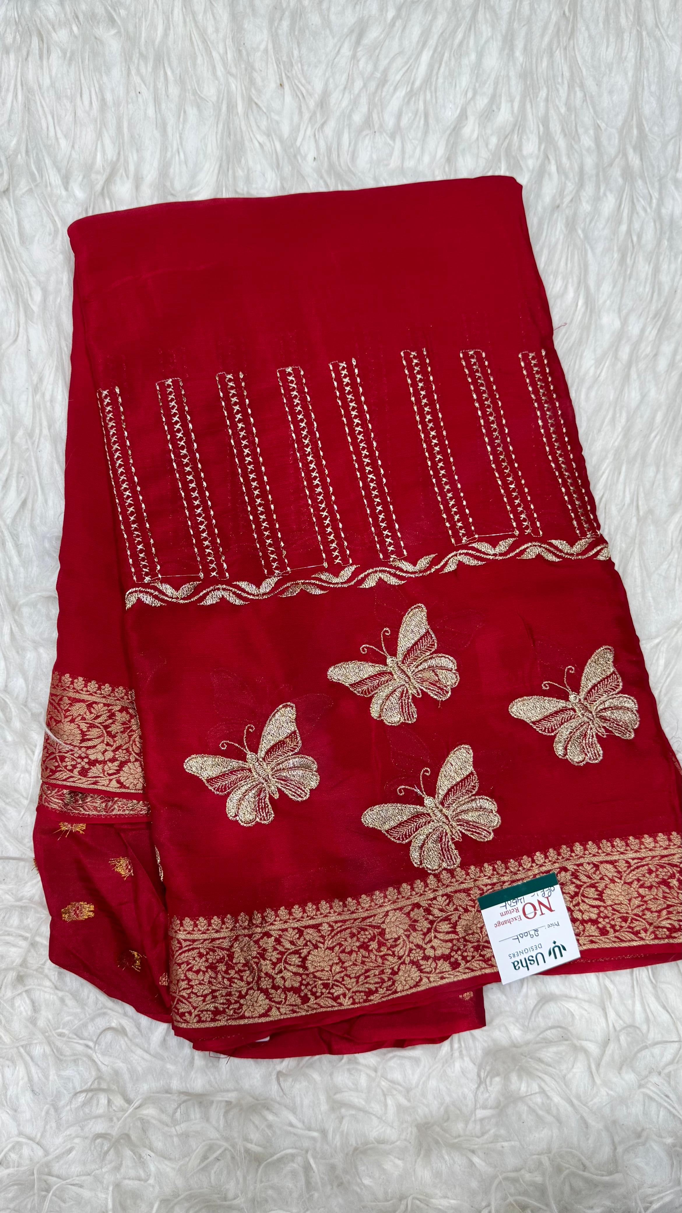 Premium Chinnon Saree