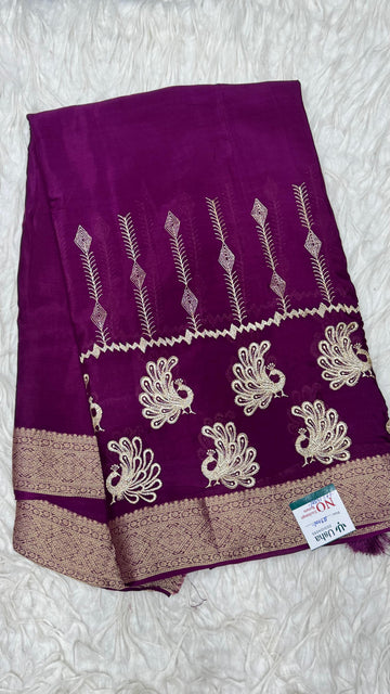 Premium Chinnon Saree