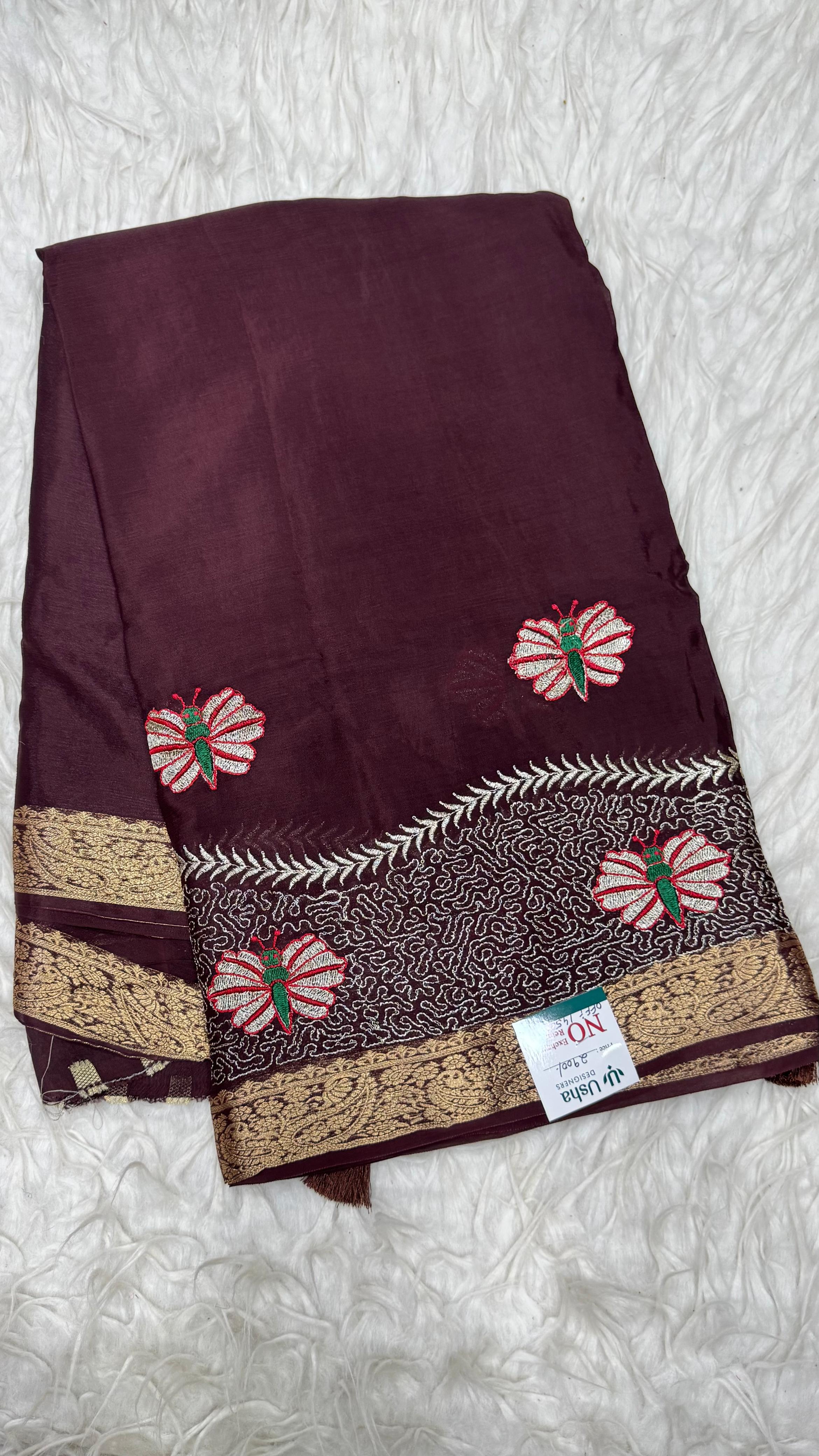 Premium Chinnon Saree