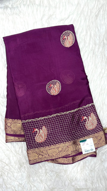 Premium Chinnon Saree