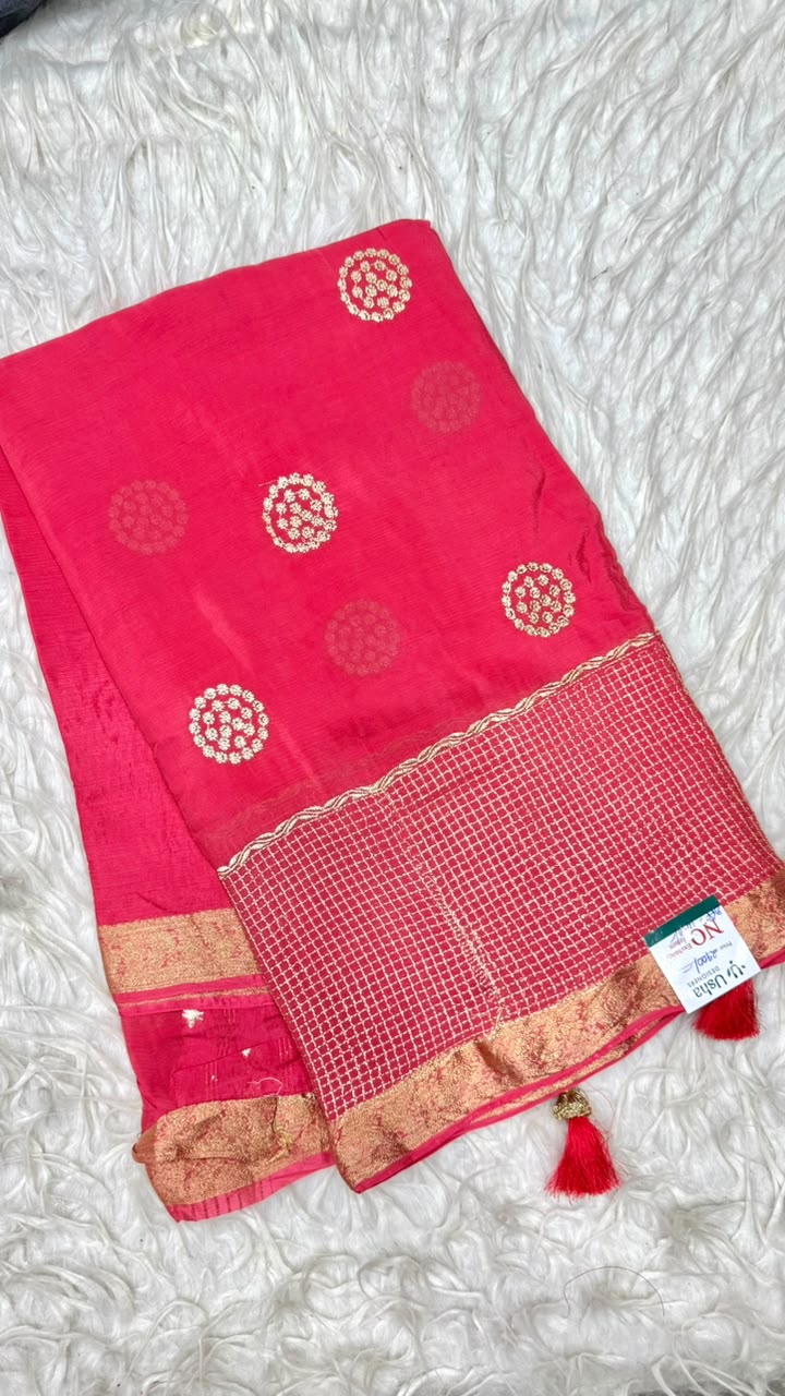 Premium Chinnon Saree