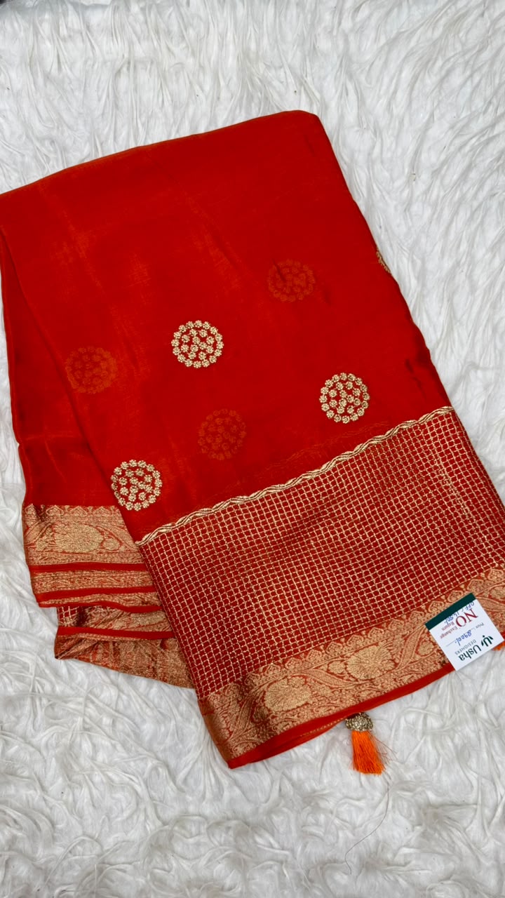 Premium Chinnon Saree