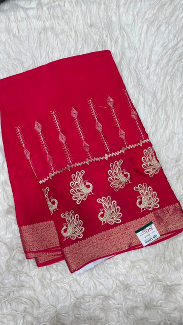 Premium Chinnon Saree