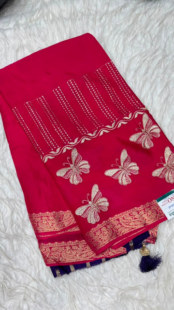 Premium Chinnon Saree