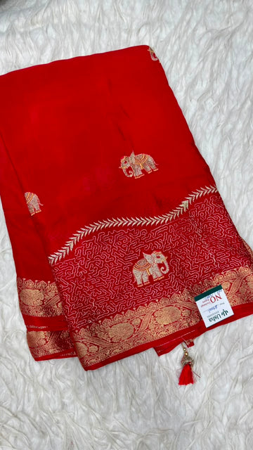 Premium Chinnon Saree