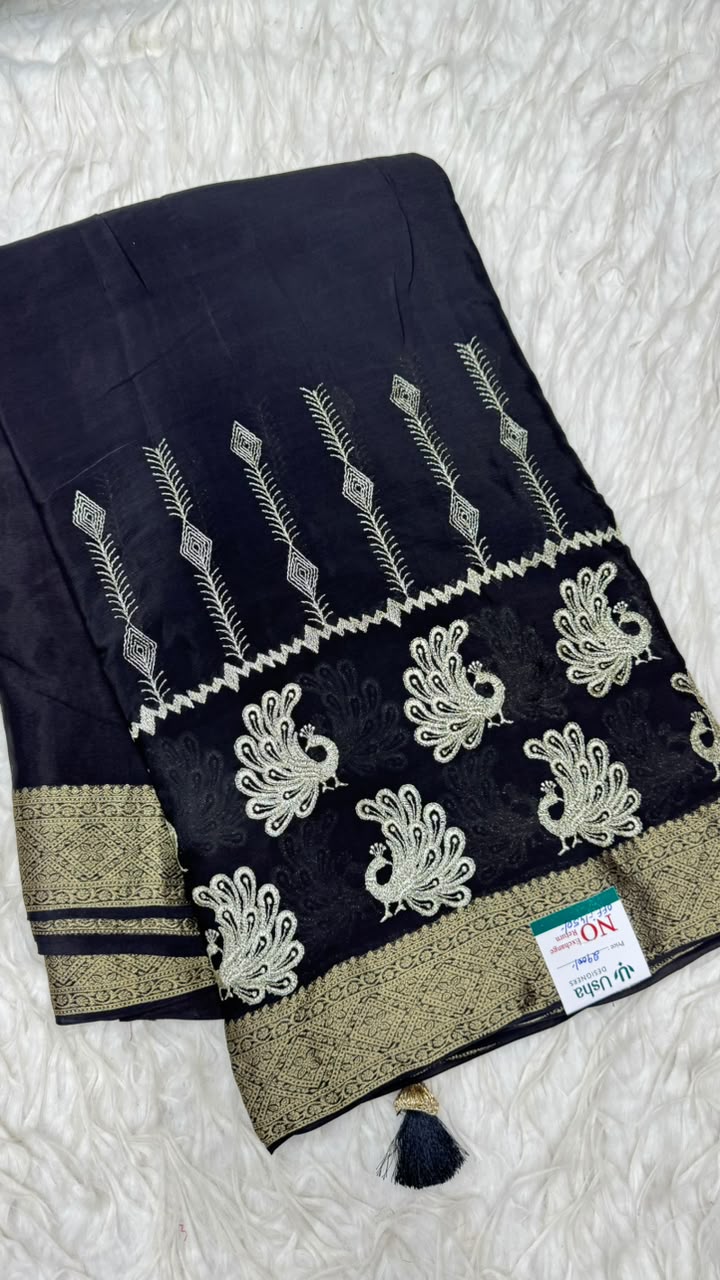 Premium Chinnon Saree