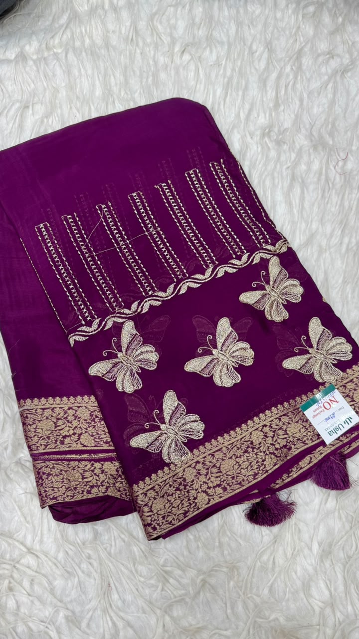 Premium Chinnon Saree
