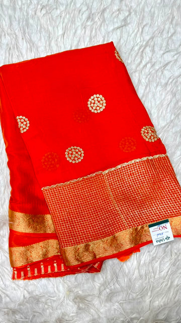 Premium Chinnon Saree