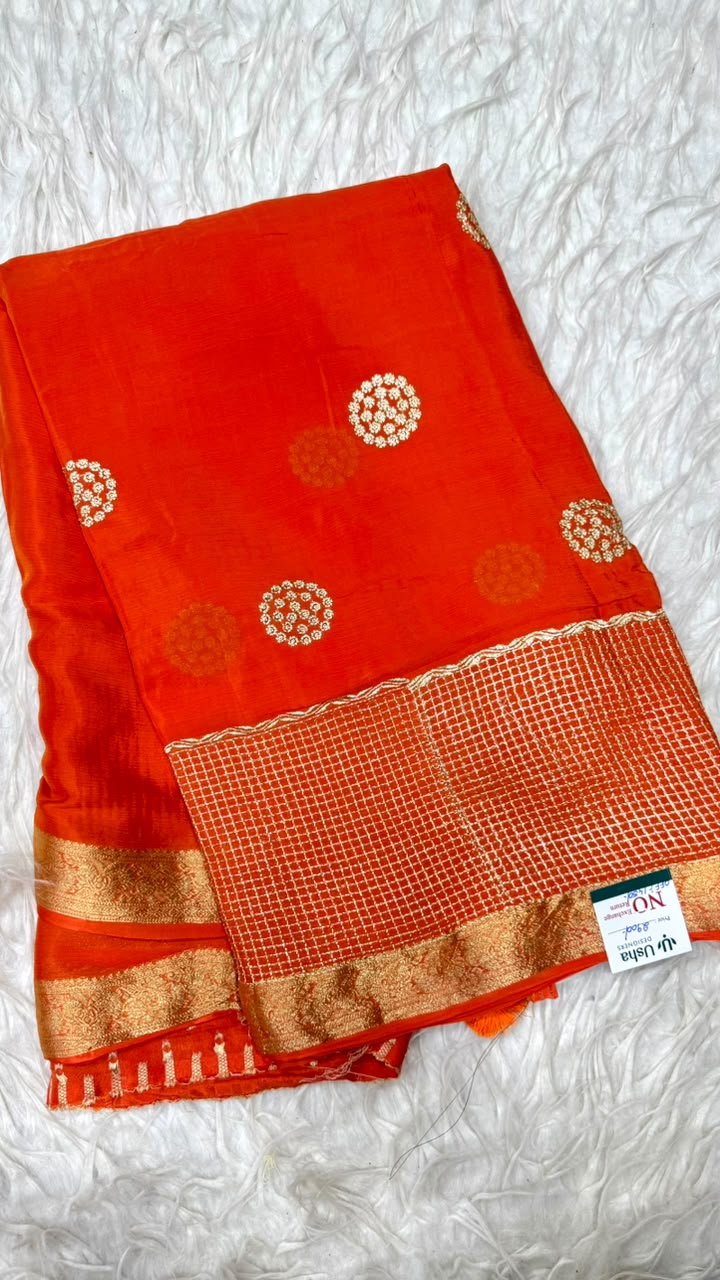 Premium Chinnon Saree