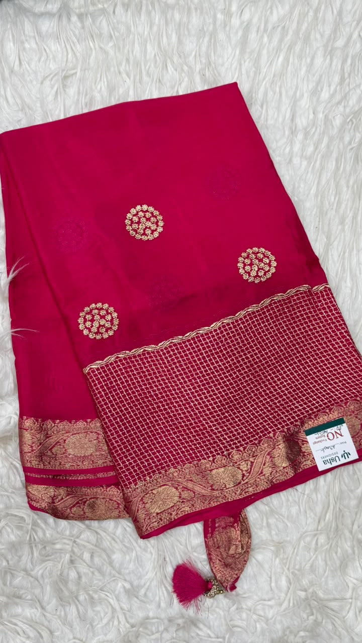 Premium Chinnon Saree