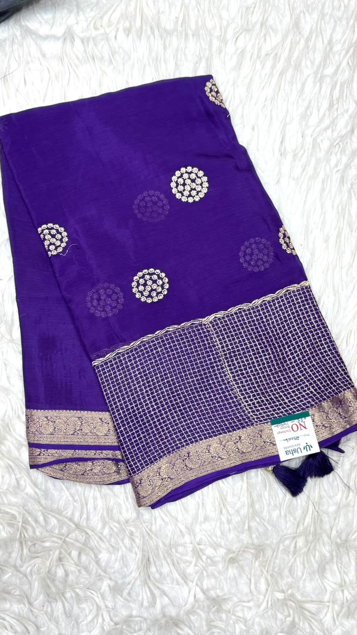 Premium Chinnon Saree