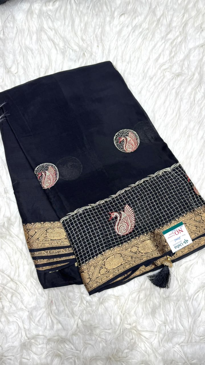 Premium Chinnon Saree