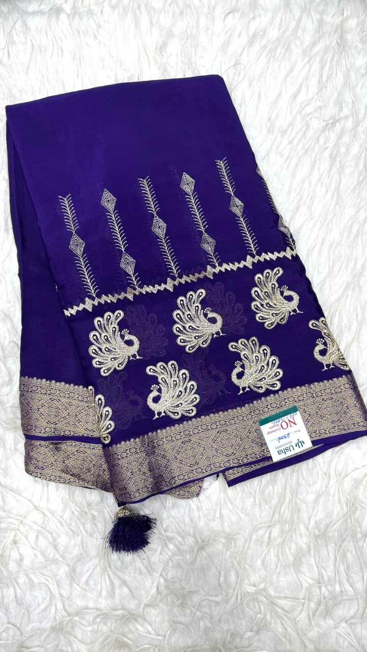 Premium Chinnon Saree