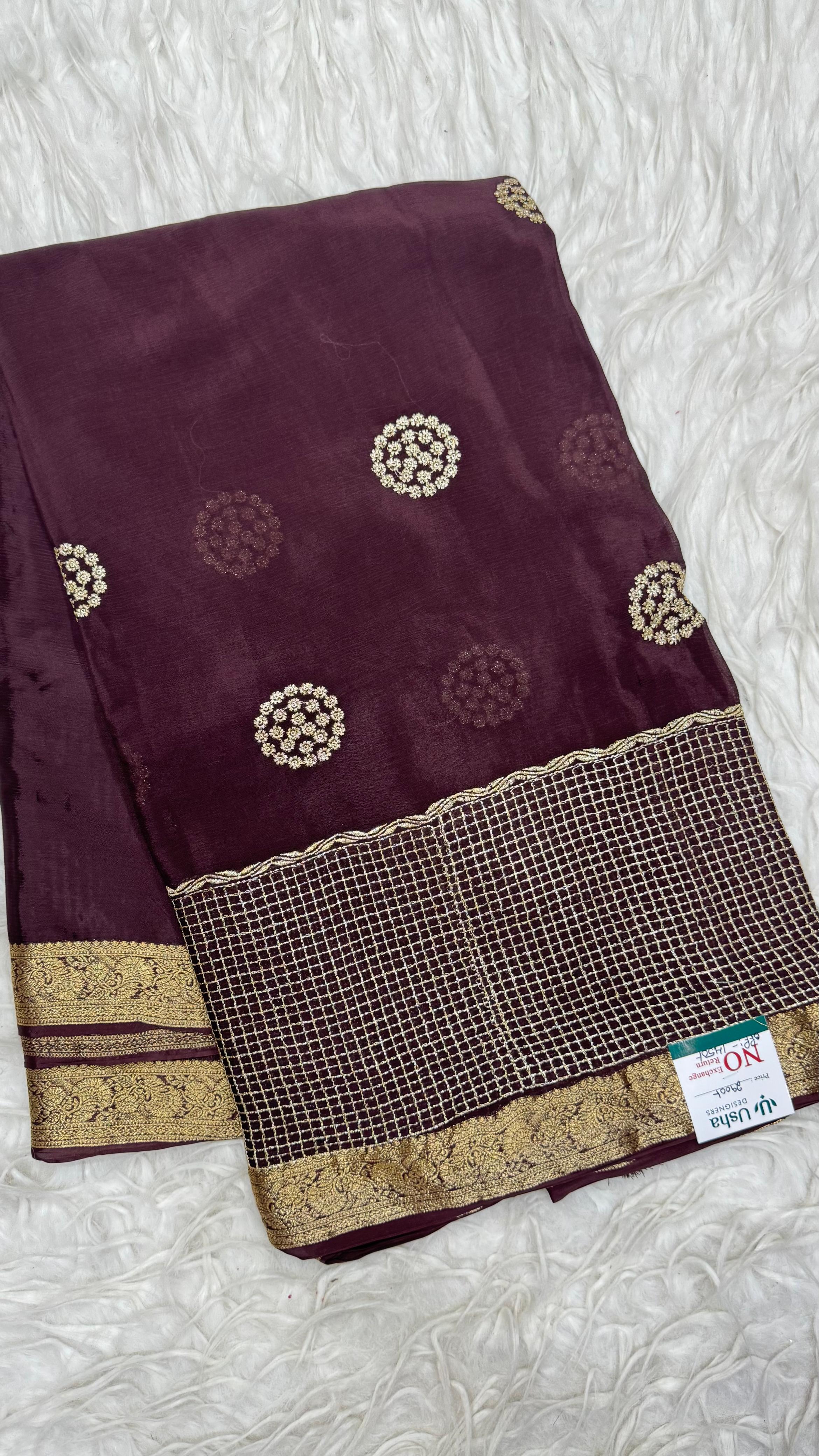Premium Chinnon Saree