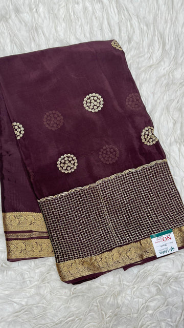 Premium Chinnon Saree