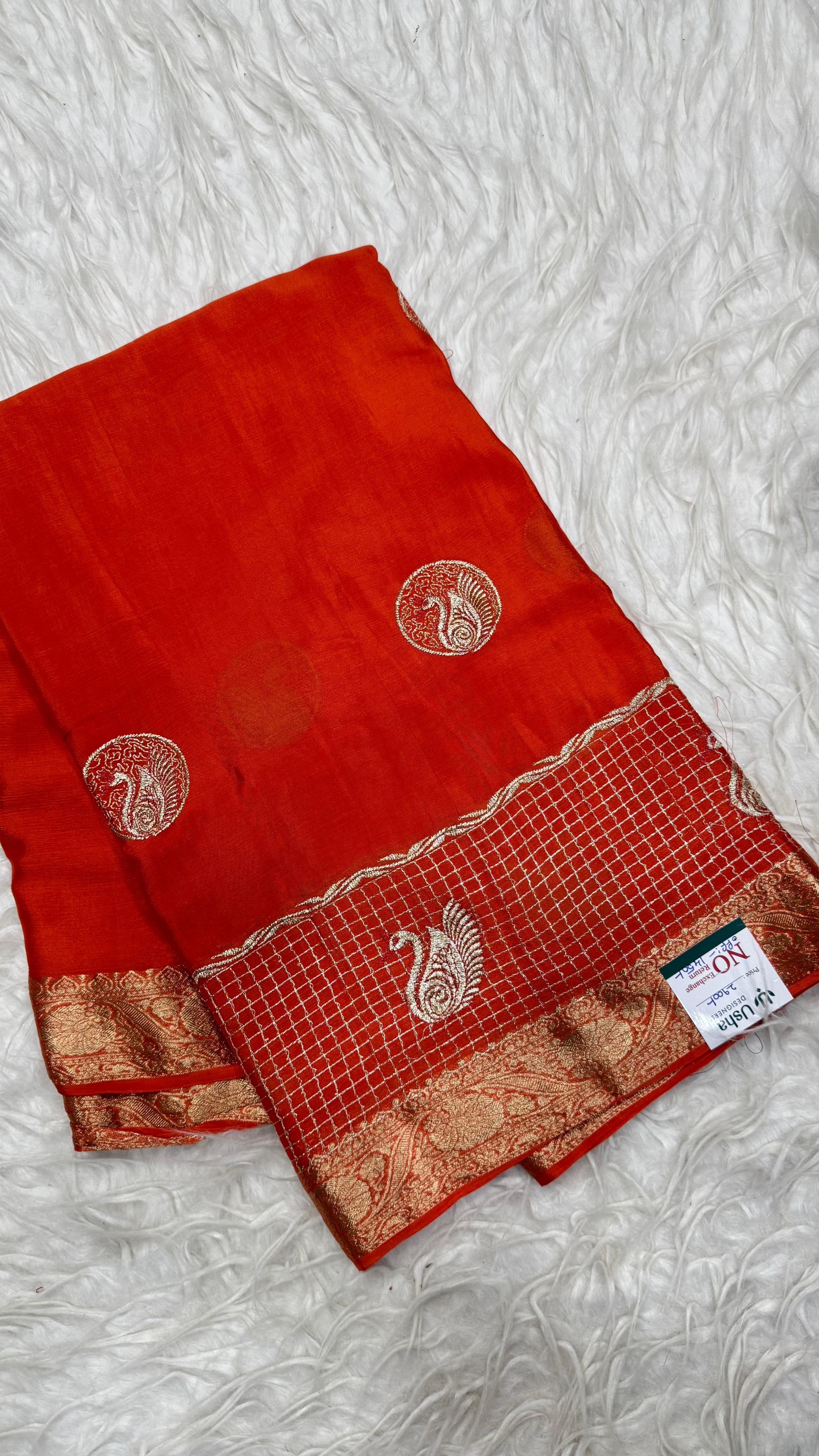 Premium Chinnon Saree