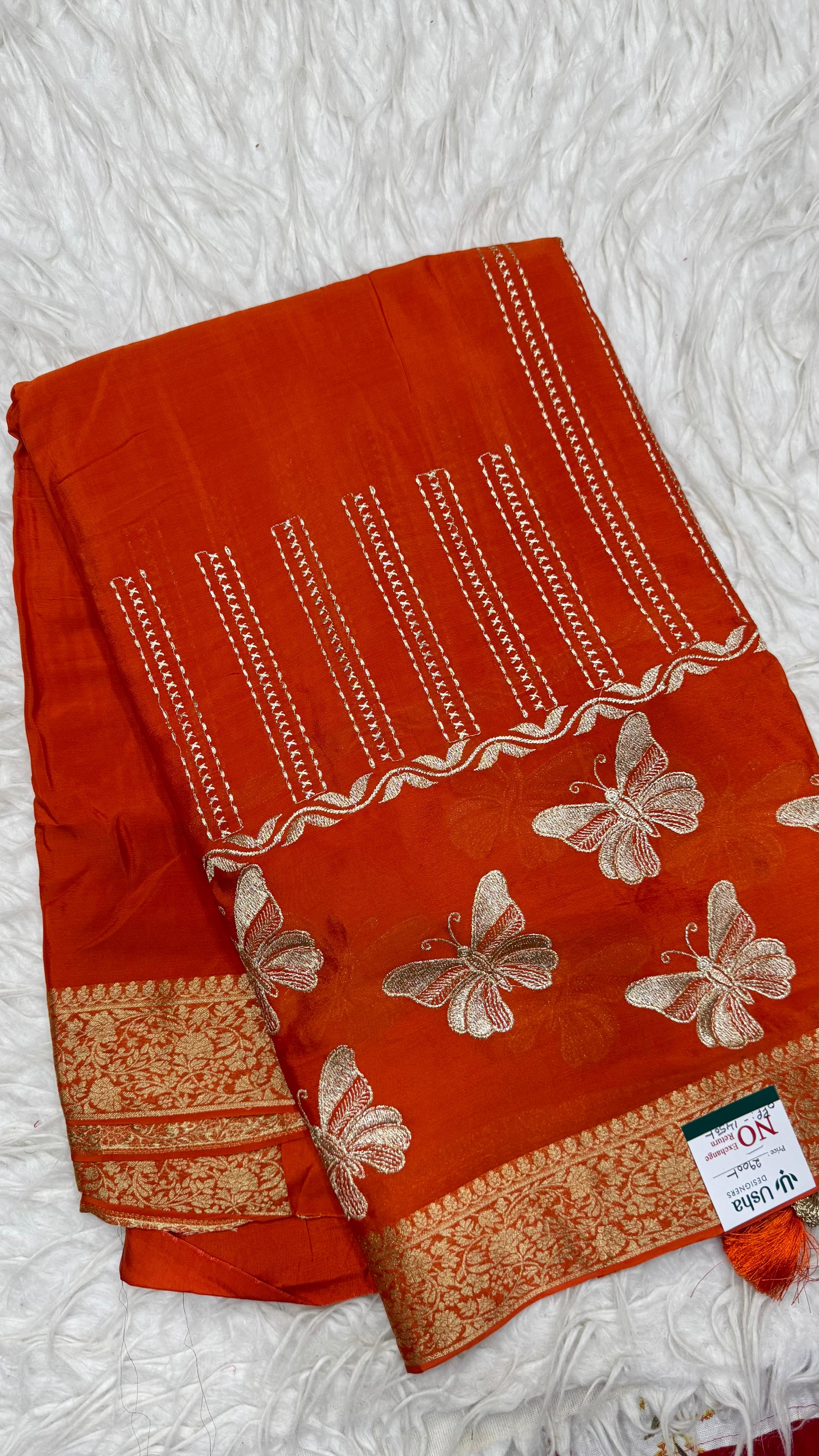 Premium Chinnon Saree