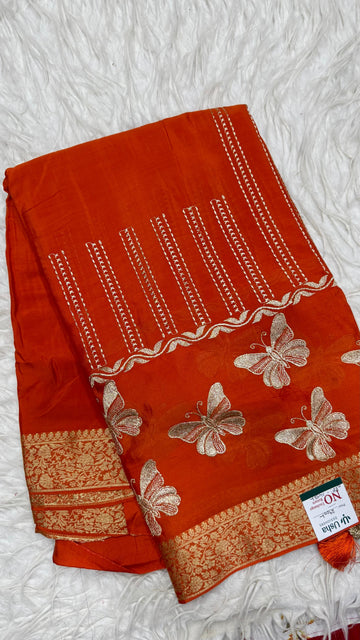 Premium Chinnon Saree