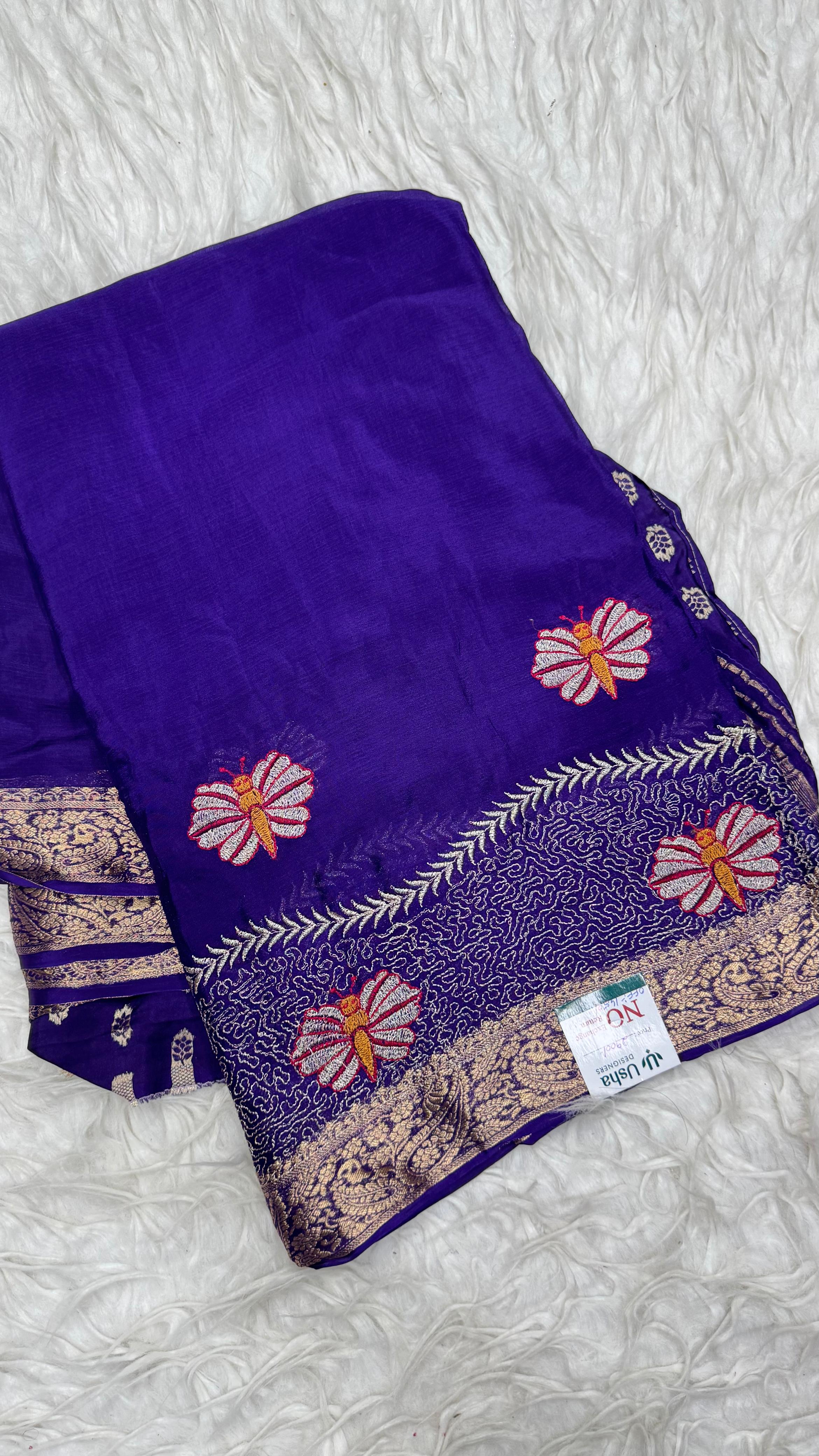 Premium Chinnon Saree