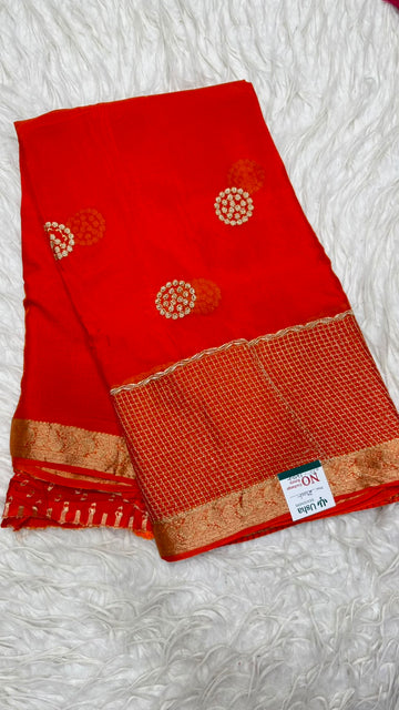 Premium Chinnon Saree