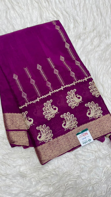 Premium Chinnon Saree