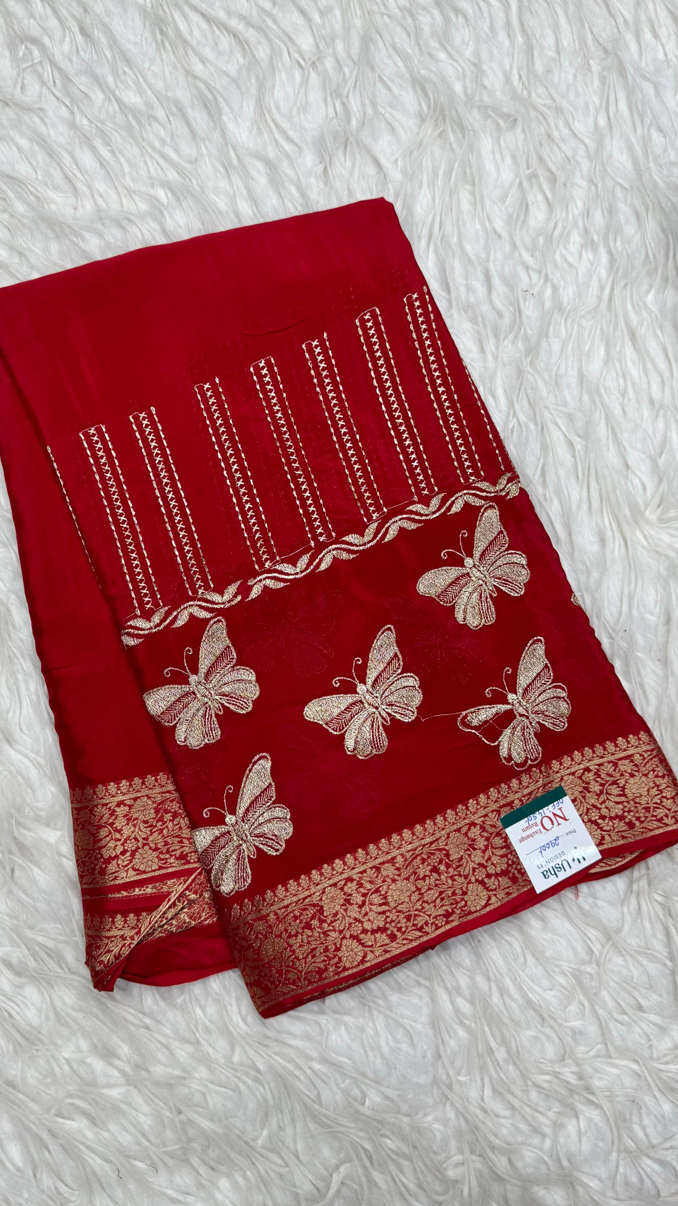 Premium Chinnon Saree