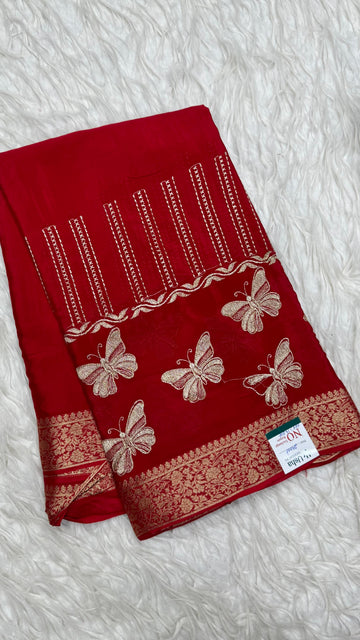 Premium Chinnon Saree