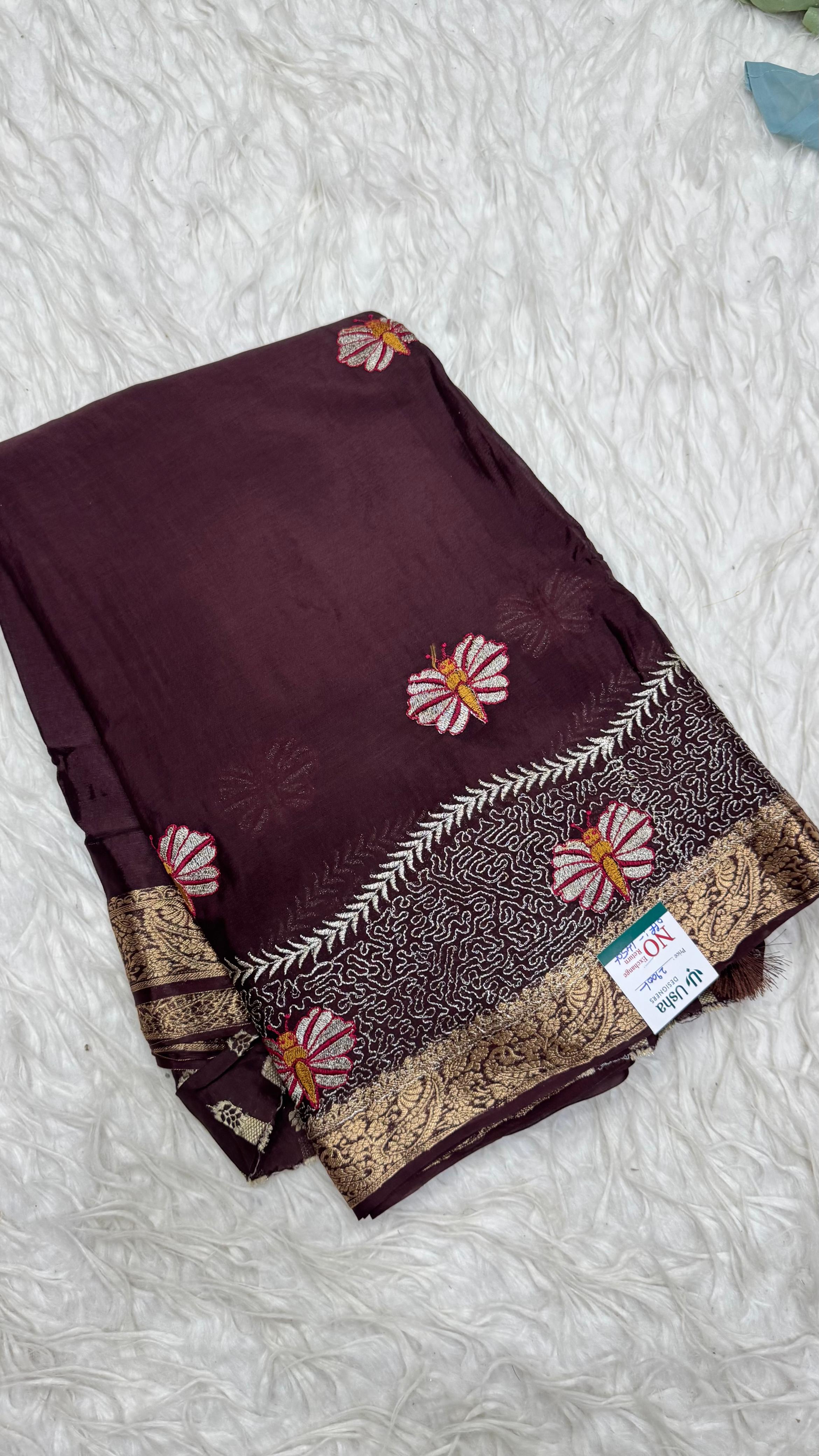Premium Chinnon Saree