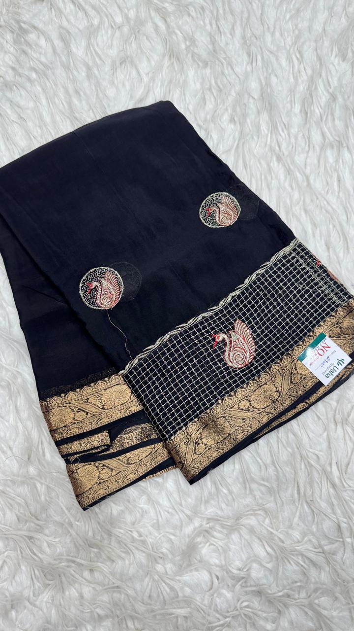 Premium Chinnon Saree