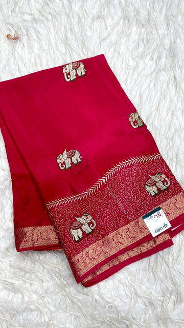 Premium Chinnon Saree