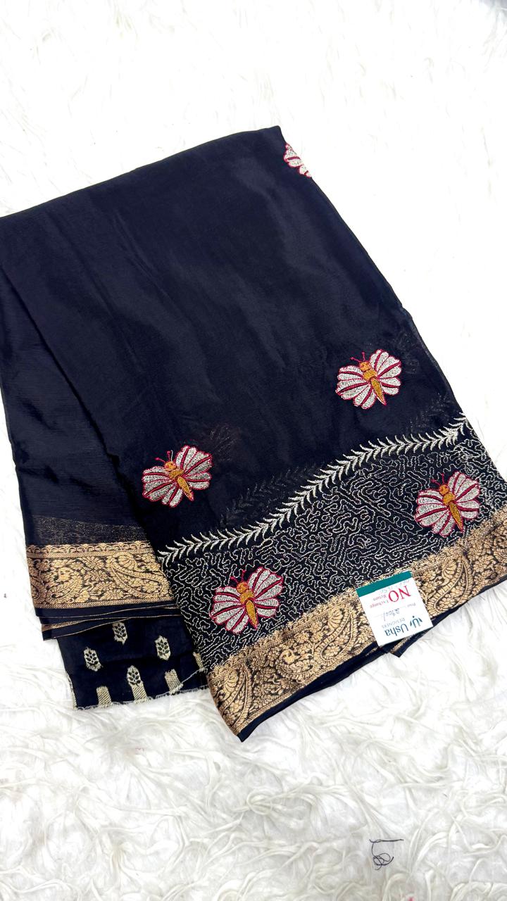 Premium Chinnon Saree