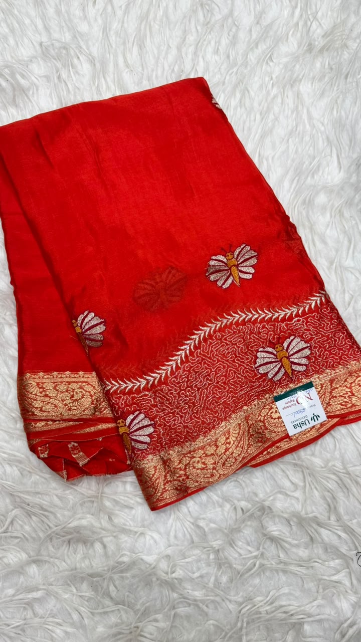 Premium Chinnon Saree