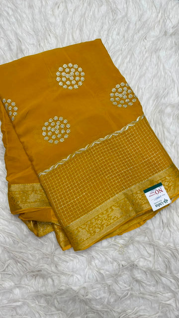 Premium Chinnon Saree