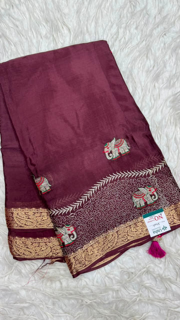 Premium Chinnon Saree
