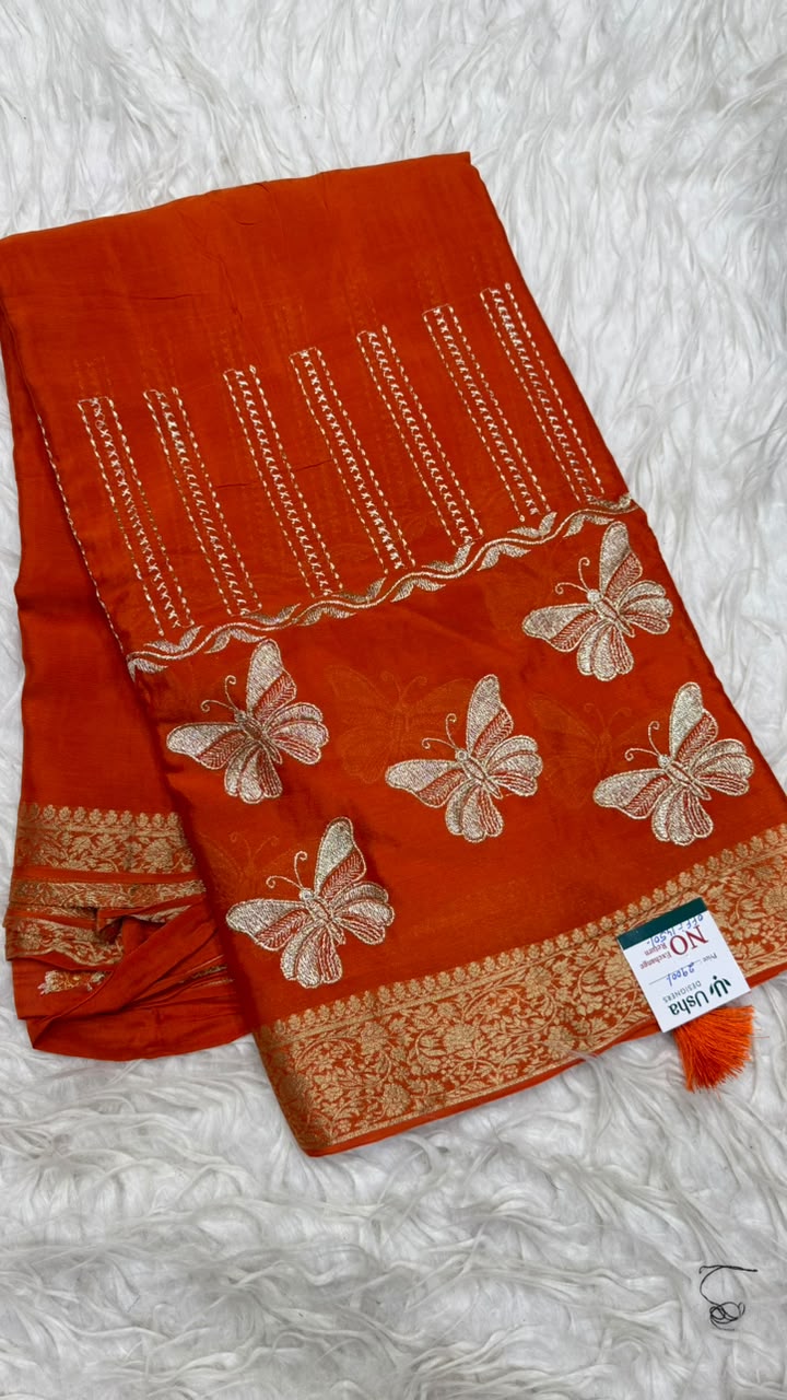 Premium Chinnon Saree