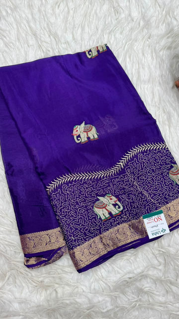 Premium Chinnon Saree