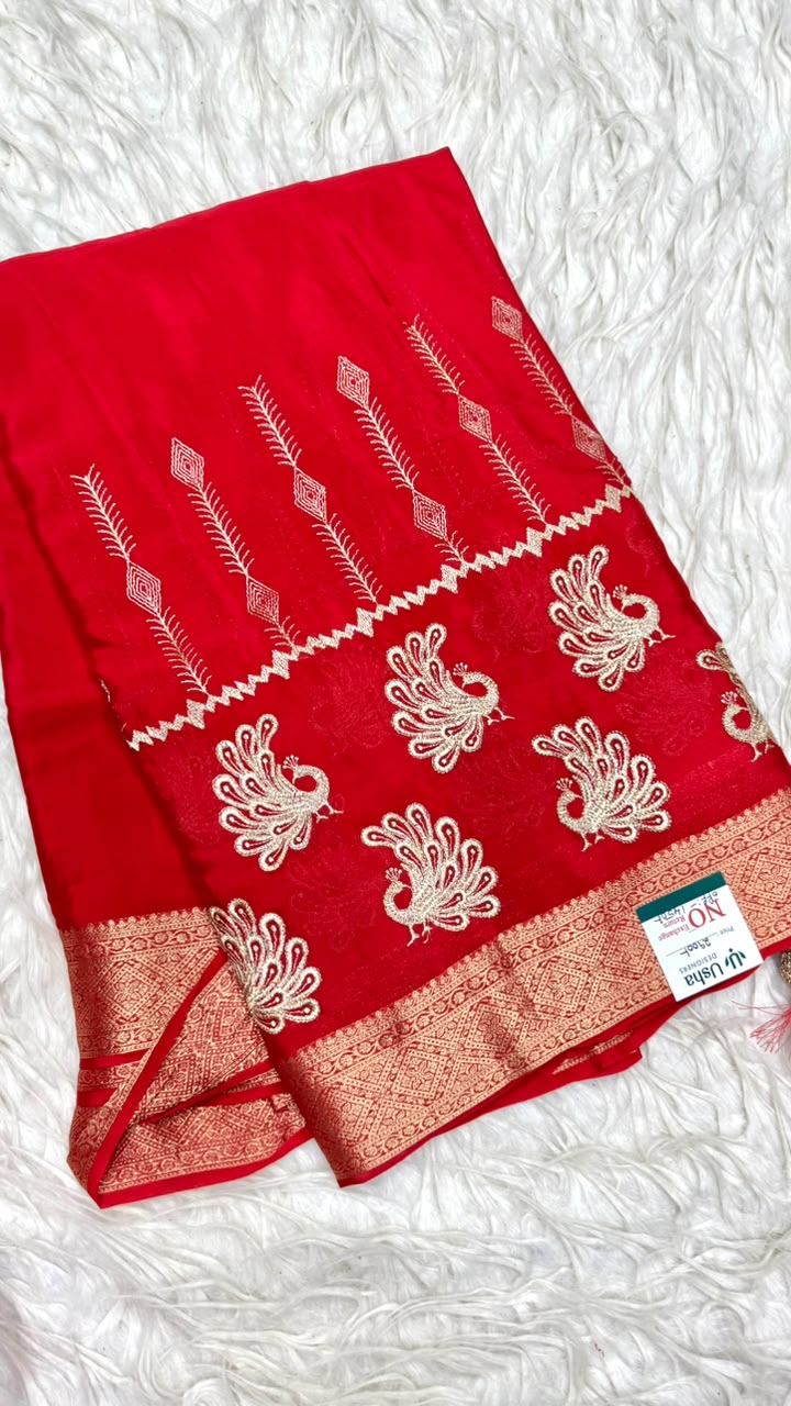 Premium Chinnon Saree