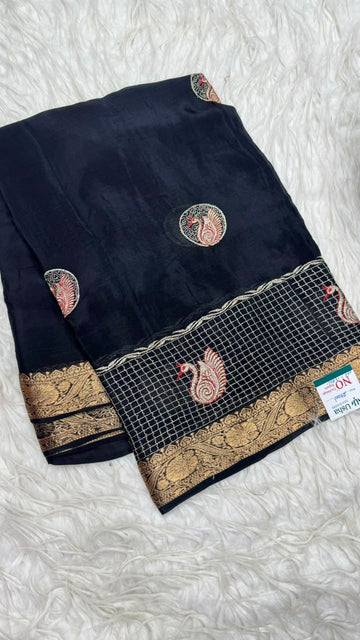 Premium Chinnon Saree