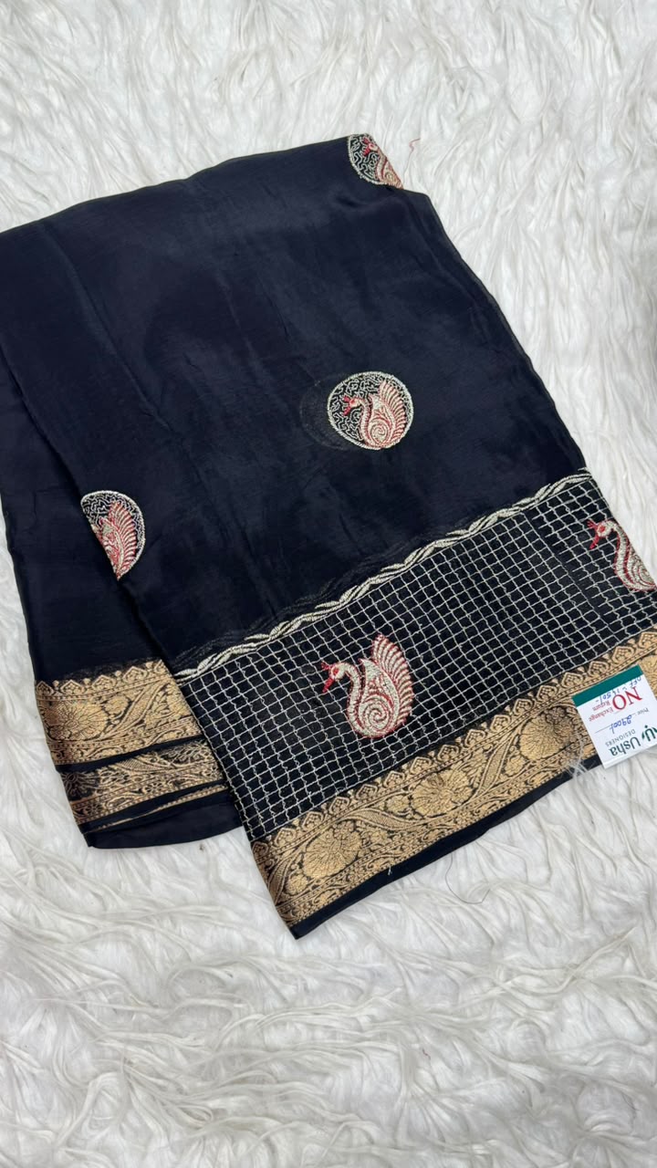 Premium Chinnon Saree