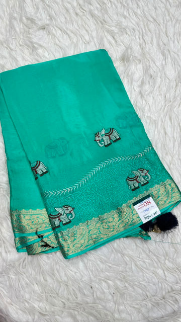 Premium Chinnon Saree