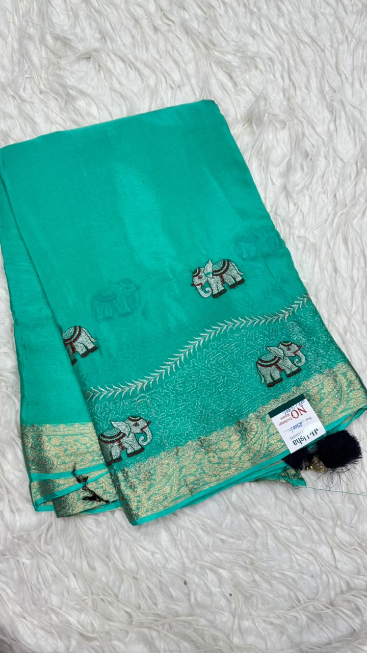 Premium Chinnon Saree