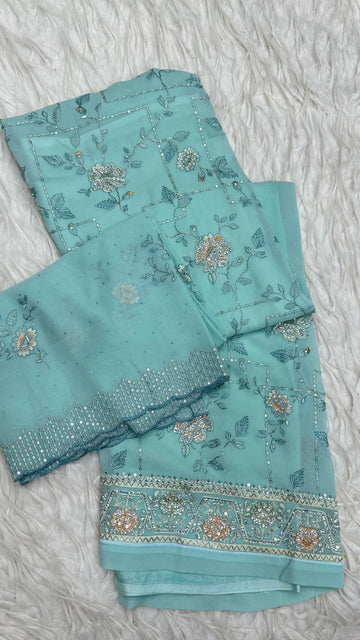 Party Wear 3Pc Dress Material