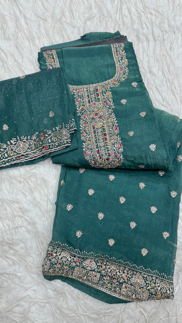 Party Wear 3Pc Dress Material